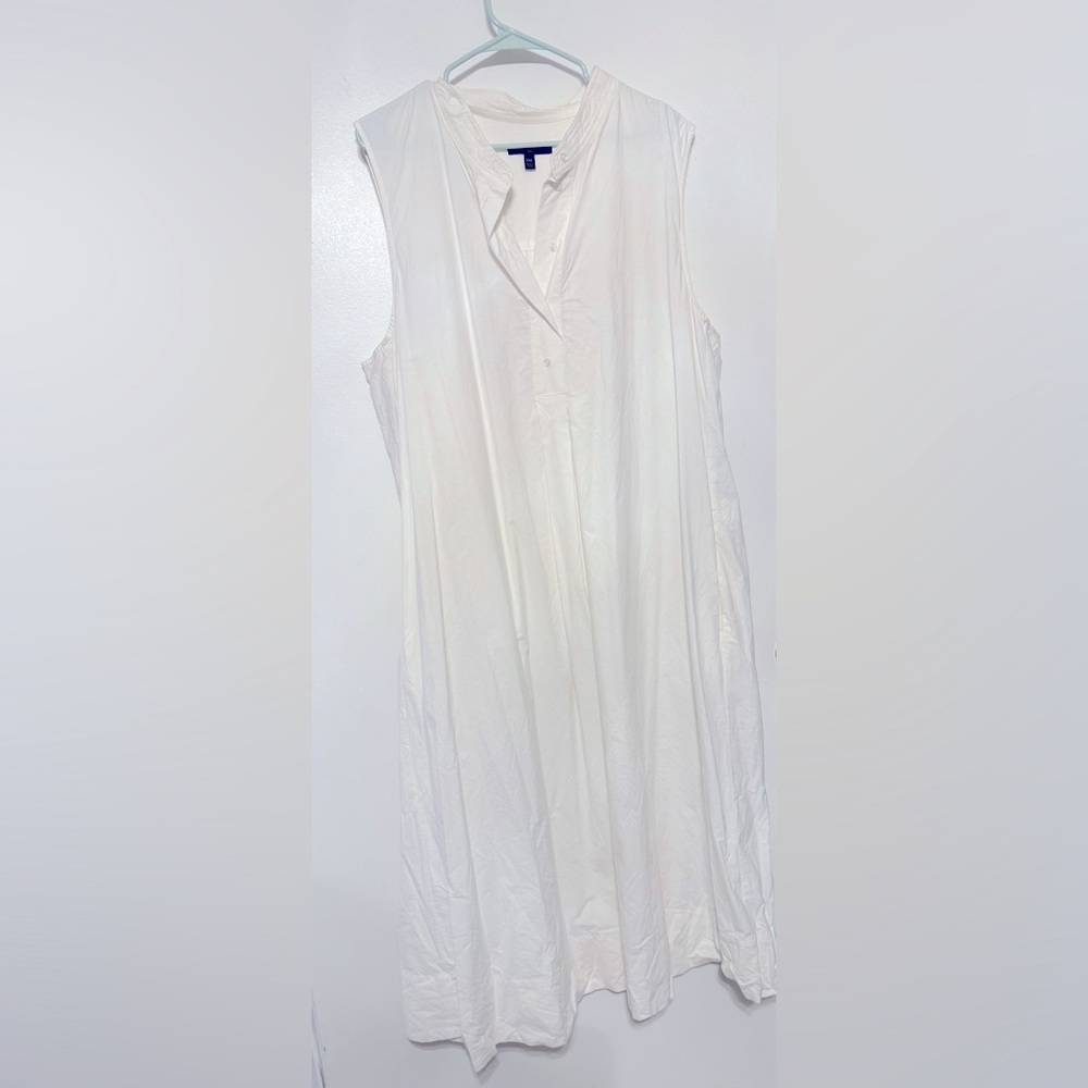 Banana Republic Factory White Maxie Sheath Dress